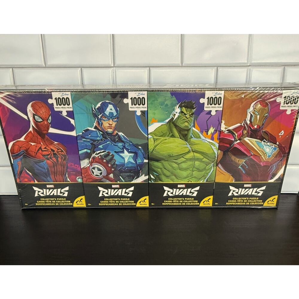 Marvel Rivals 4-Pack Puzzle Set – 4,000 Pieces Total NEW